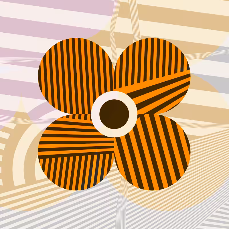 Dazzle Bloom: Big Orange #32