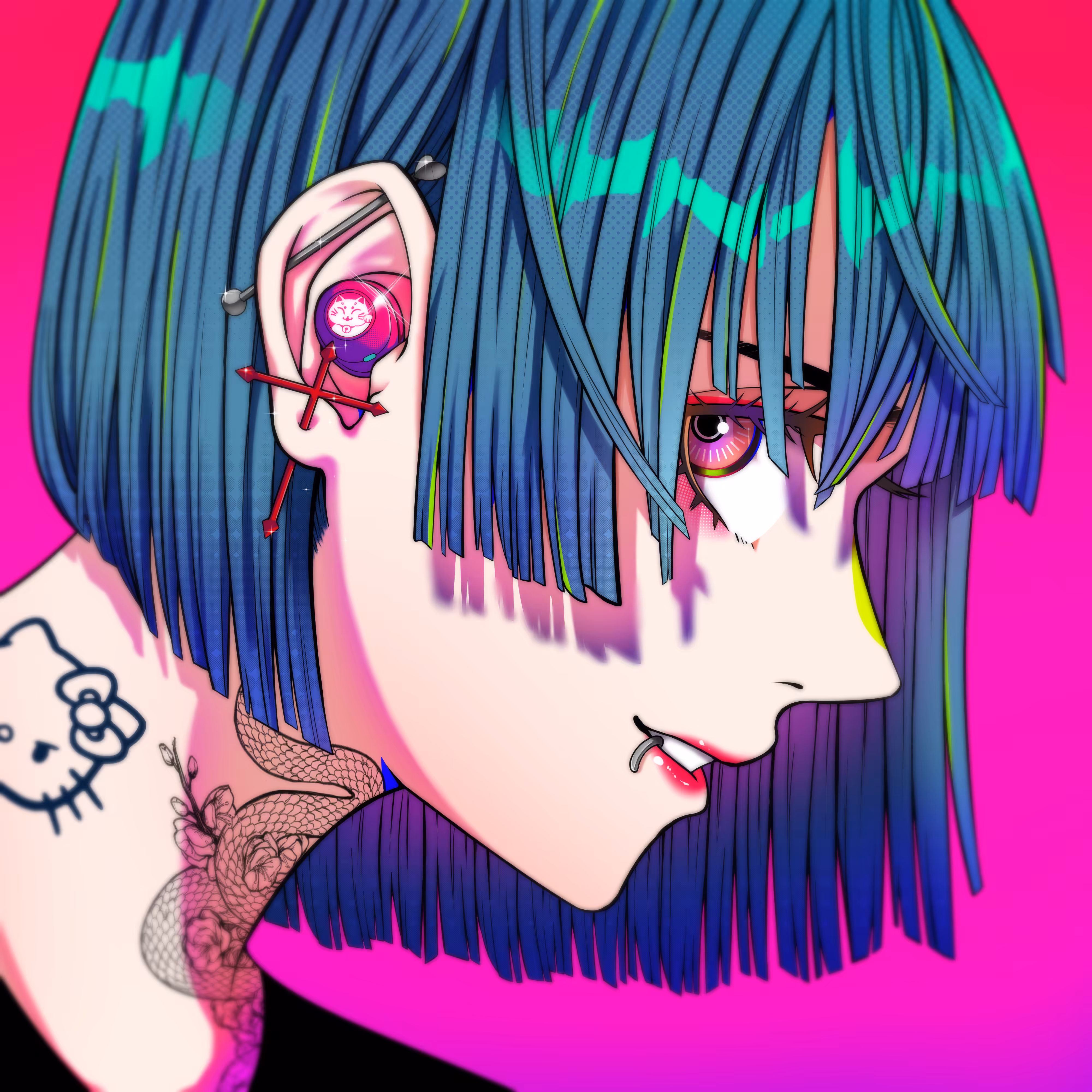 B L U E