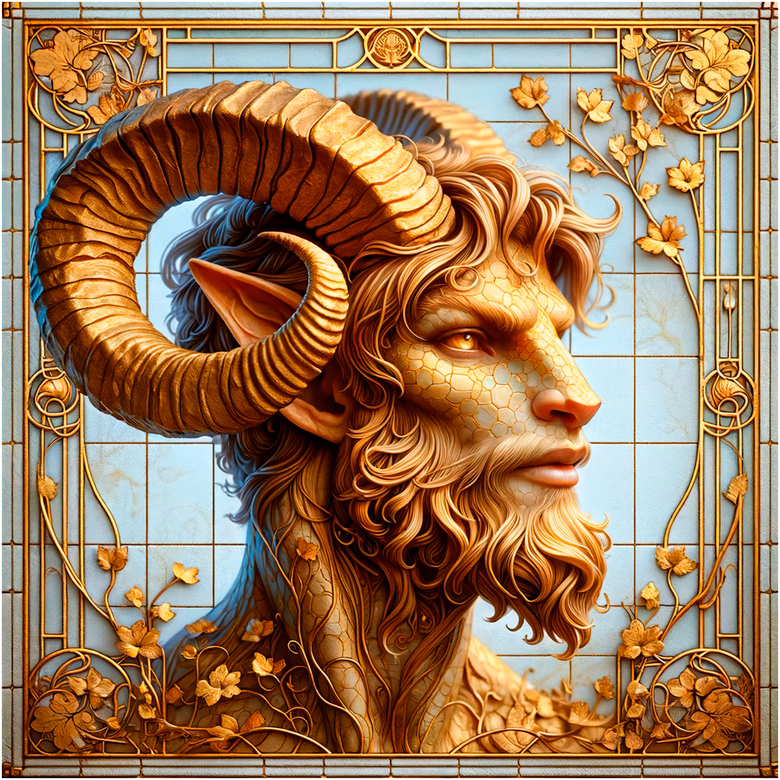 Alchemy Nouveau - Golden Satyr #3
