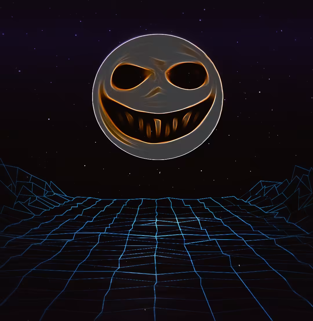 SPOOKY MOON #43 "Space-Time Moon 2"