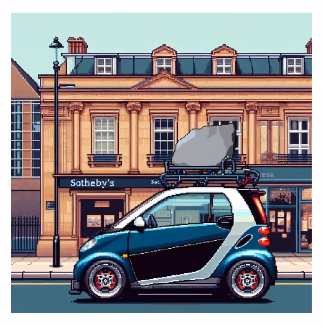 Sold! To the man with the Smart Car
