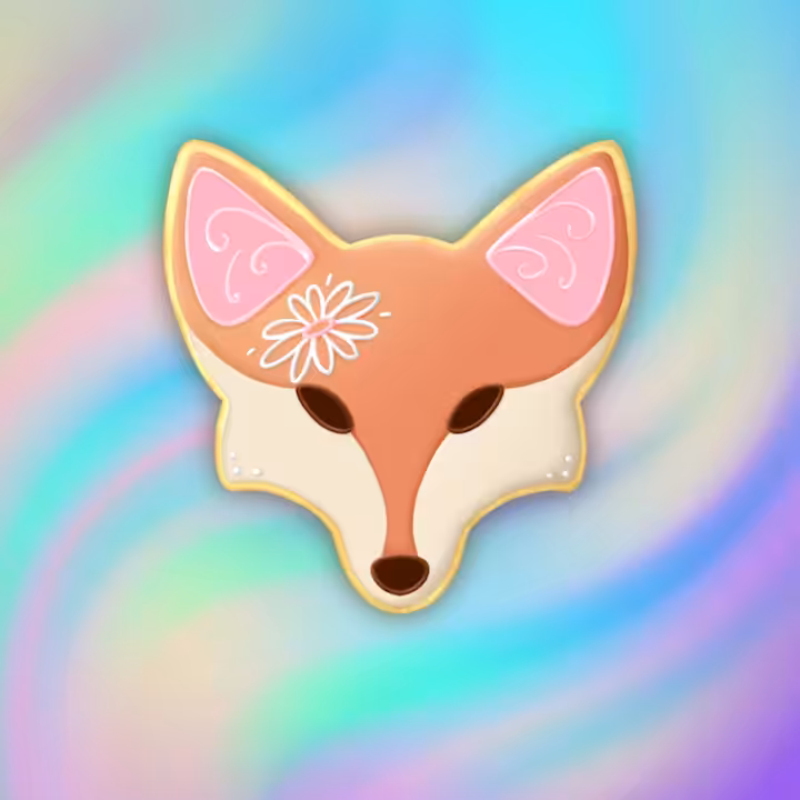 Fox Masks - Sugar Cookie
