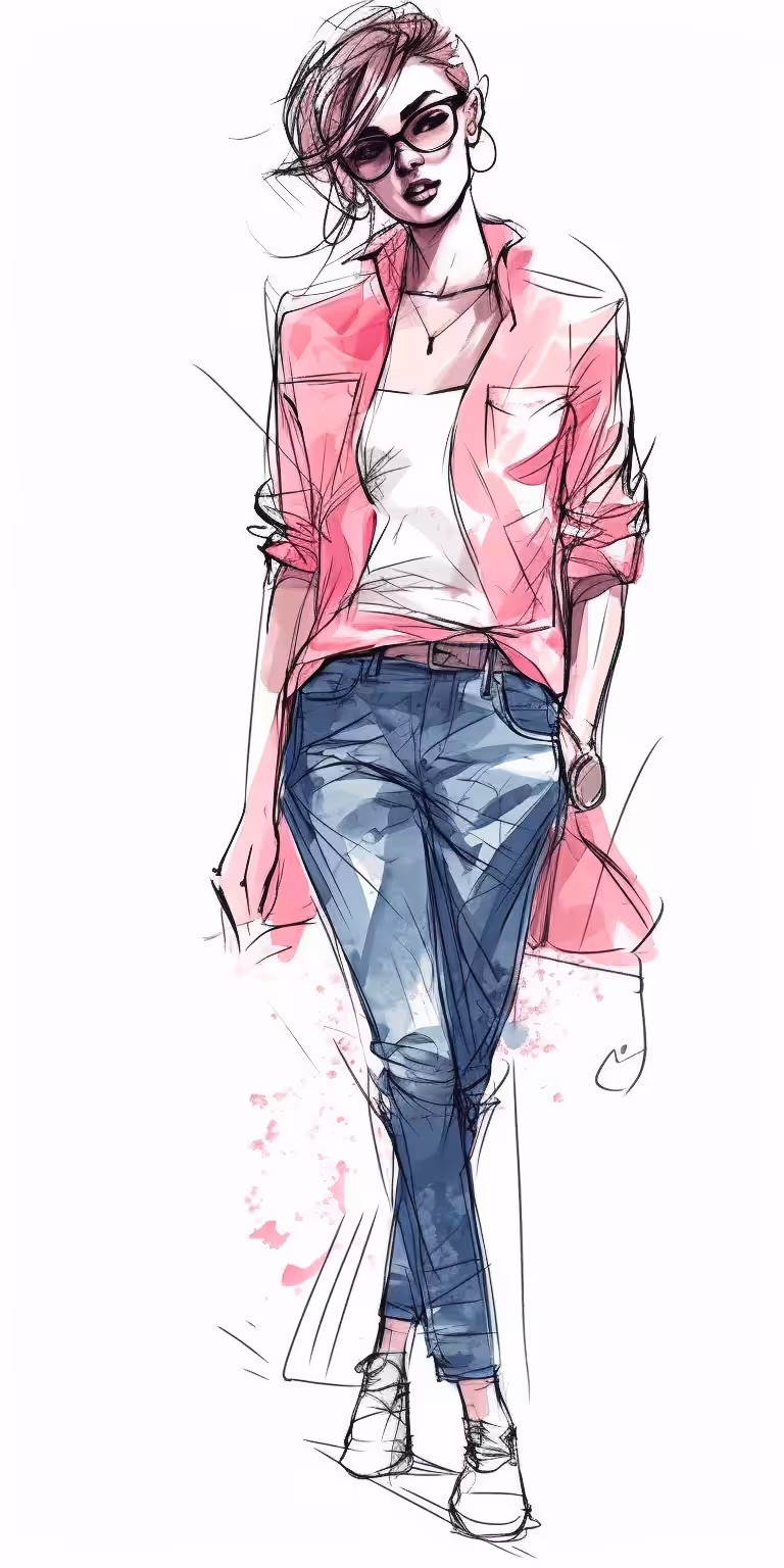 Fashion Sketchbook: Page 104