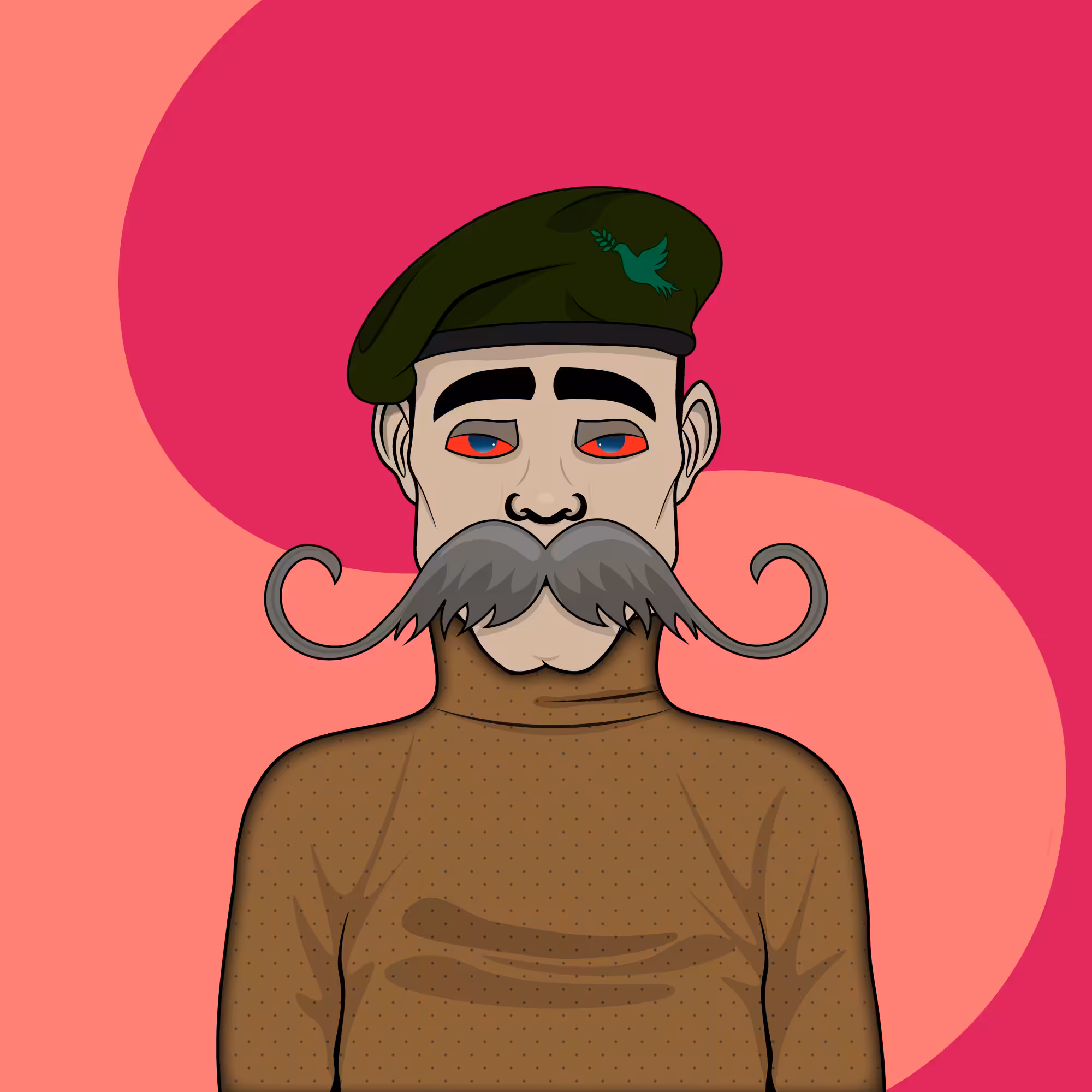 Mustachioed #231