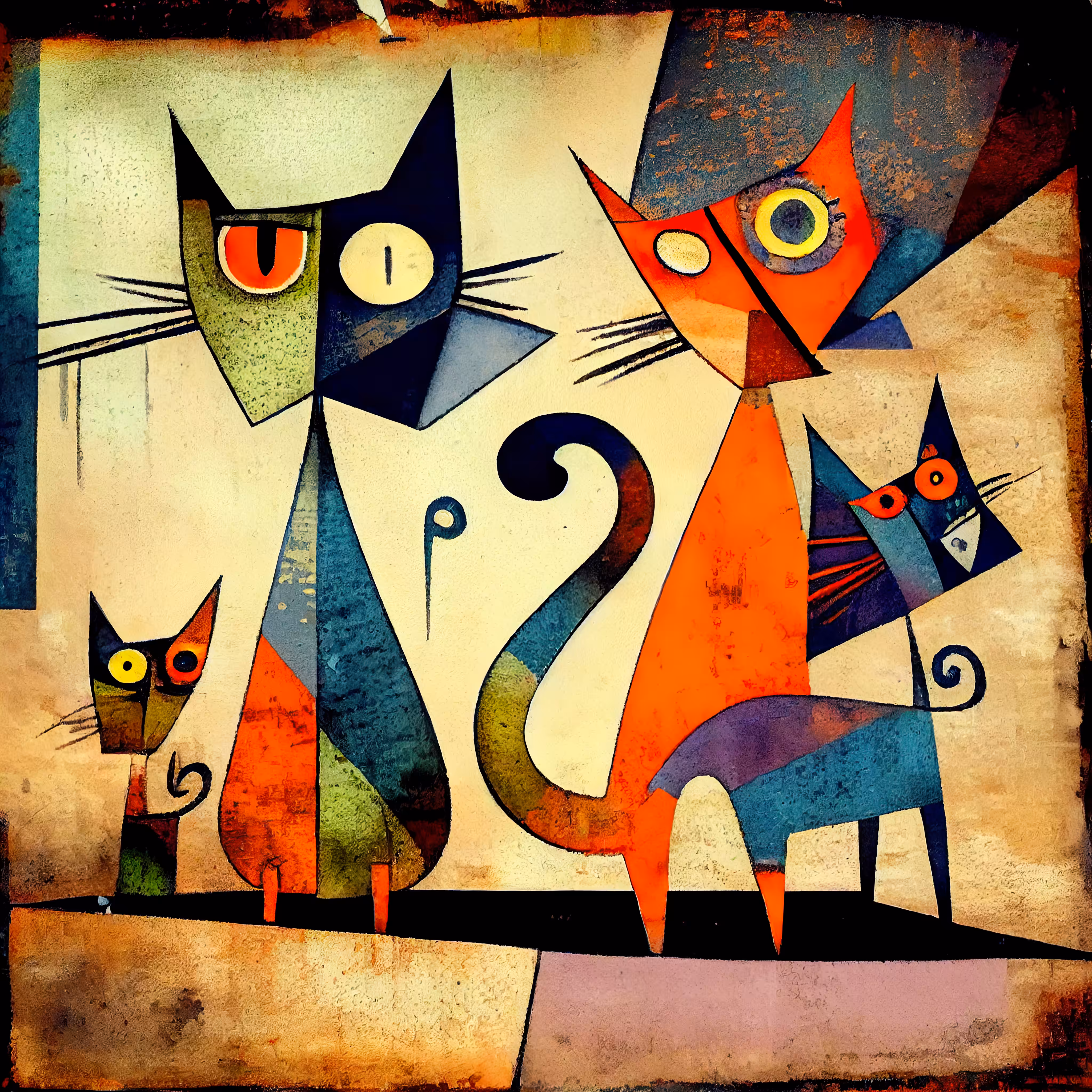 Abstract Cats 3