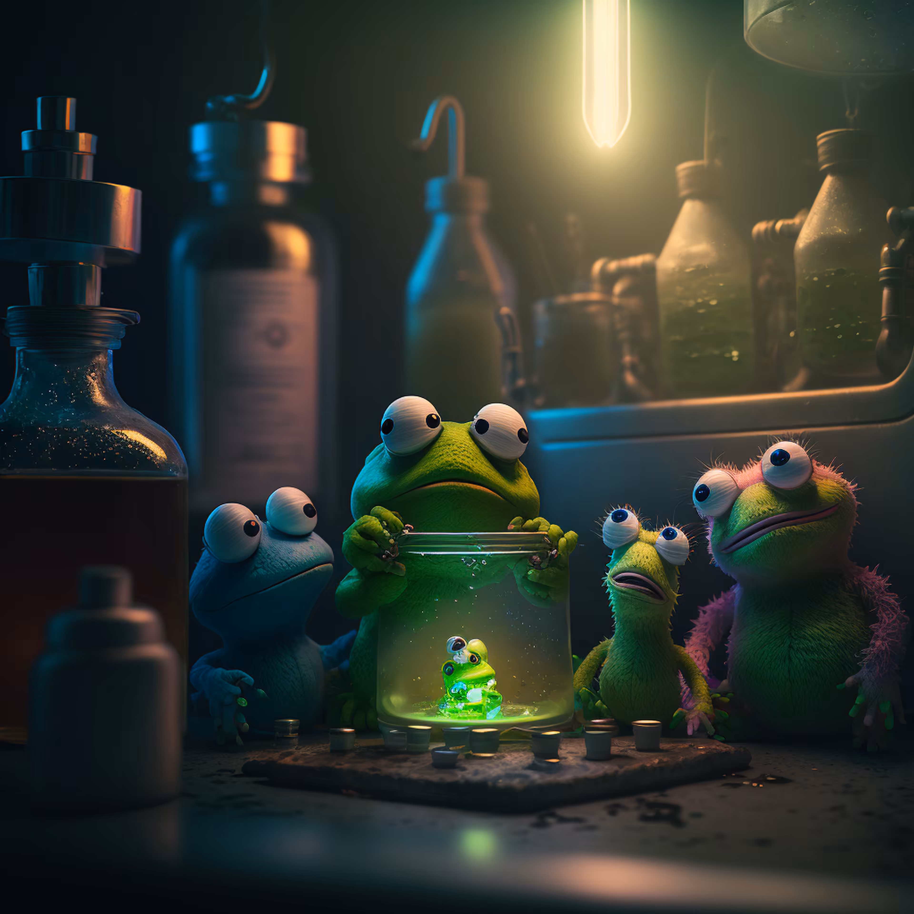 Pepe's World: Pepe chemical laboratory