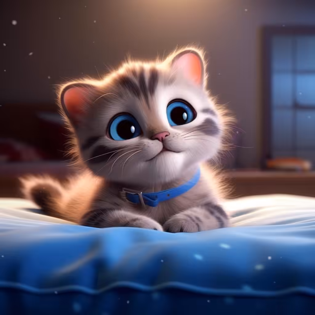 Art: Cute kitten