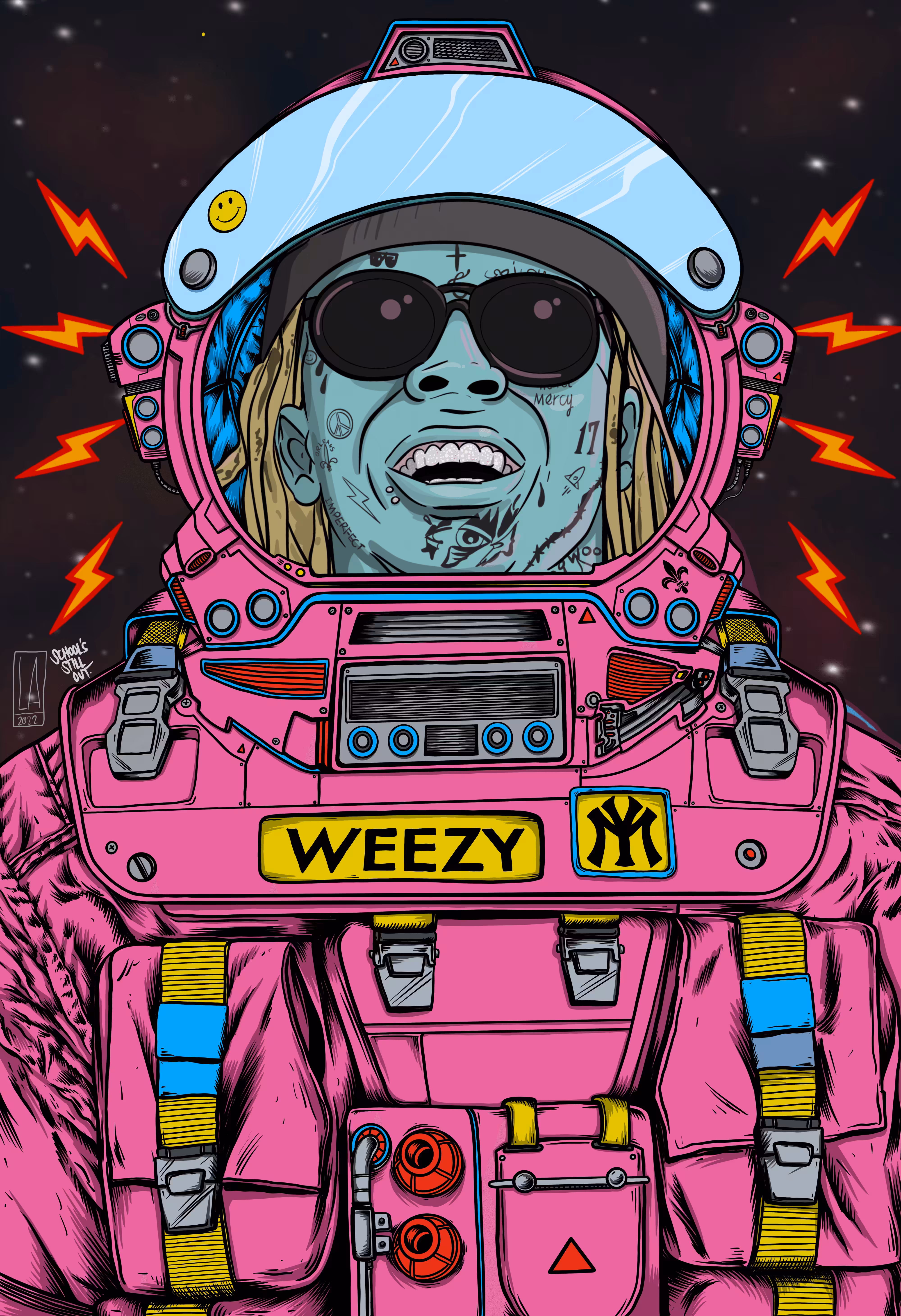 Interstellar Lil Wayne | Lutherarts x Schoolsstillout 2022