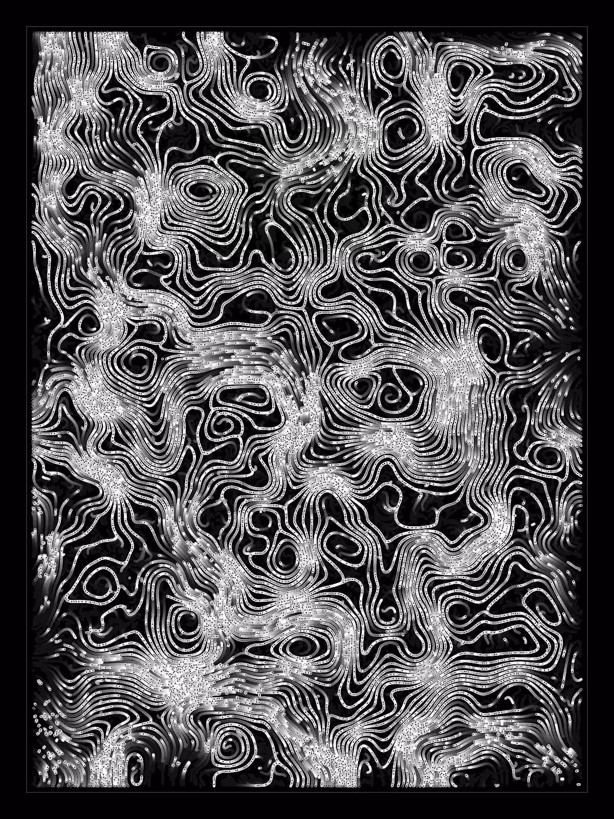 Genetic Mutation Style (B/W)