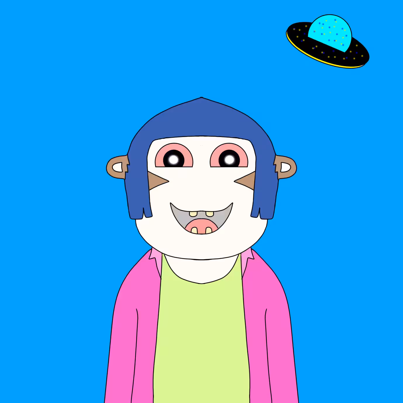 human monkey: monkey #12