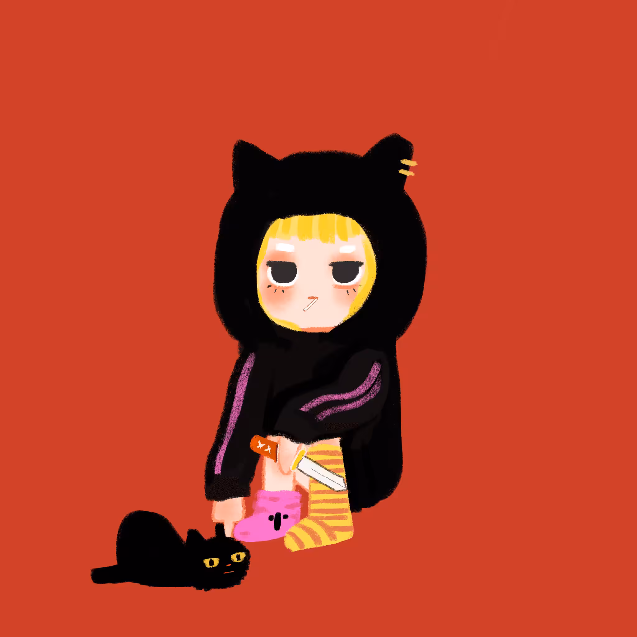 RURUs: RURU Black hoodie