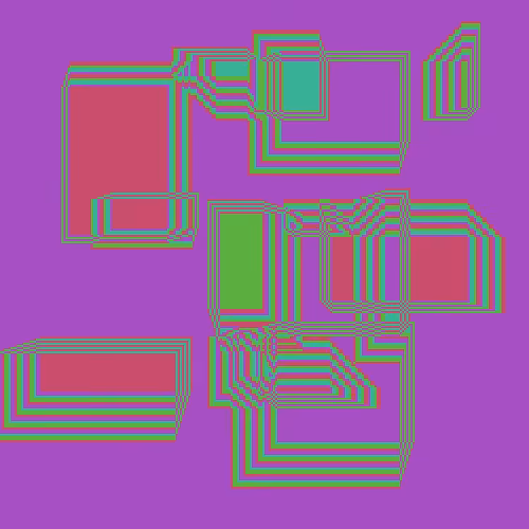 Superimposed Rectangles #62