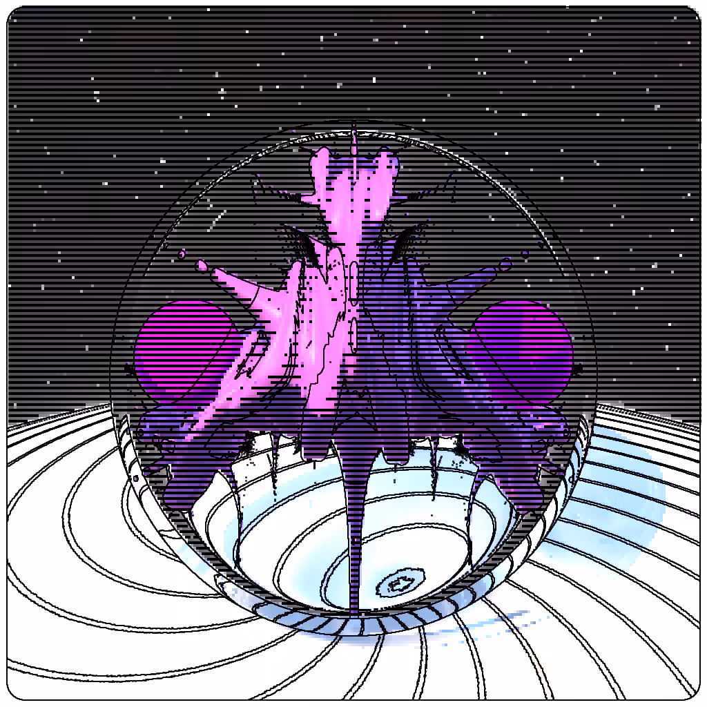 LL21 Mac Plus Fractal-in-a-Globe #25