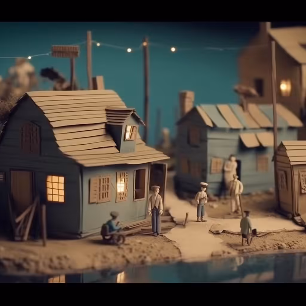 Everyday life in a miniature world