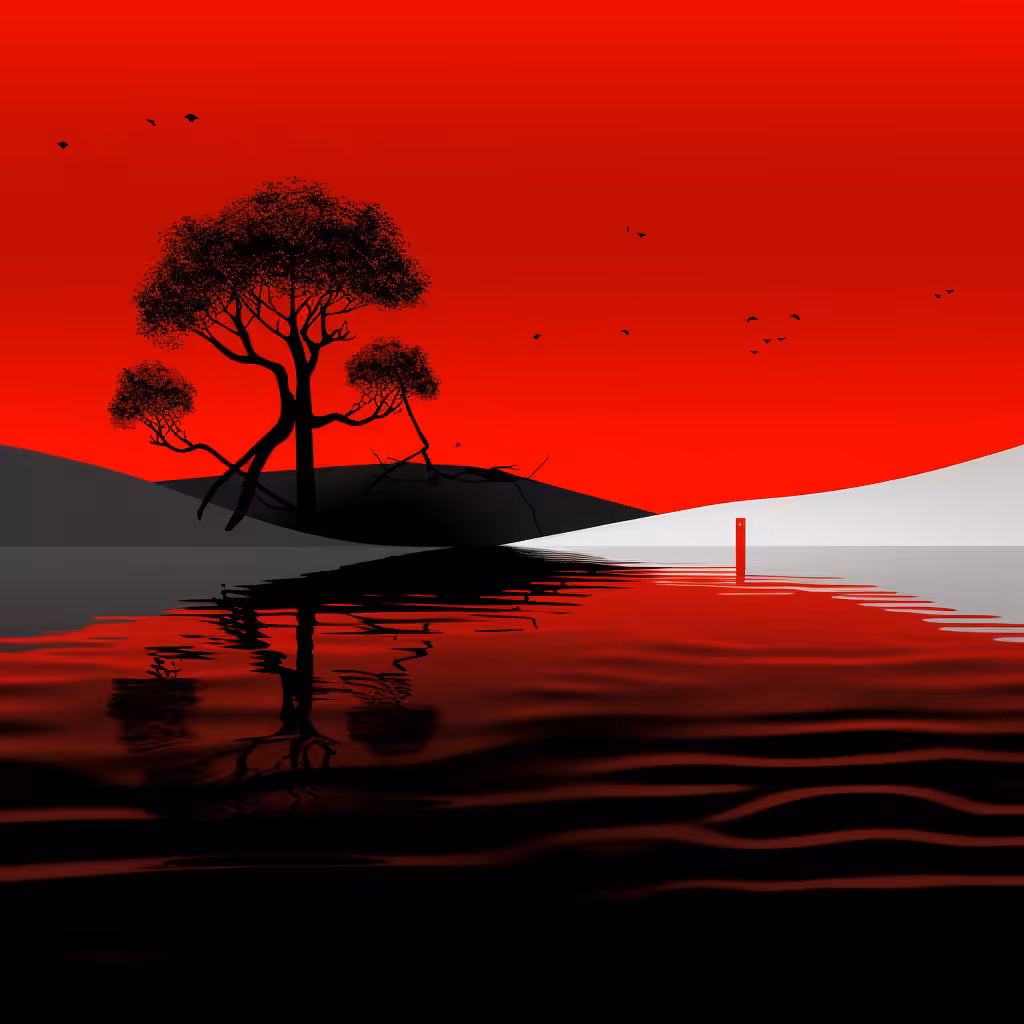 Red sky