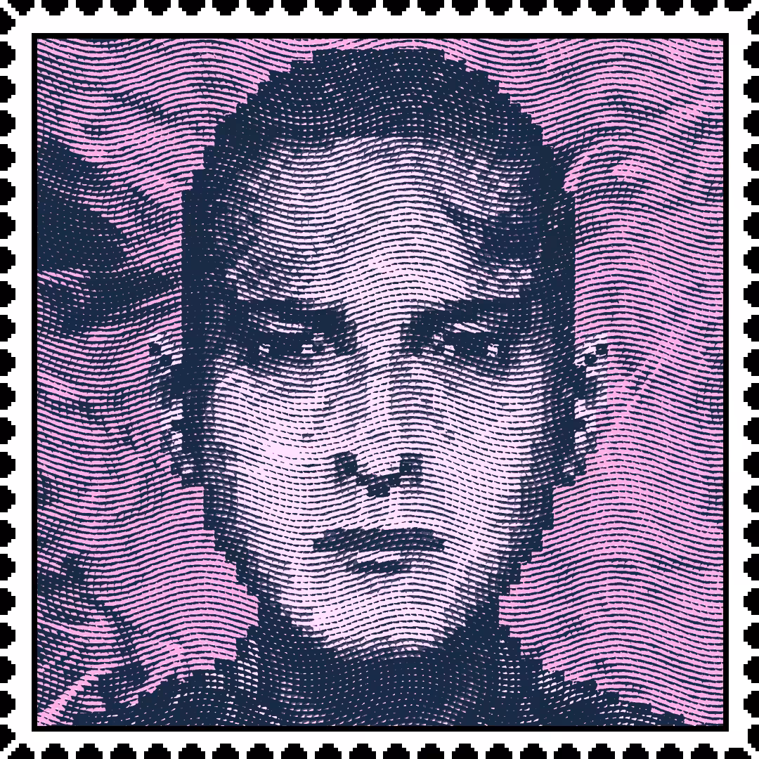 Eminem caricature stamp