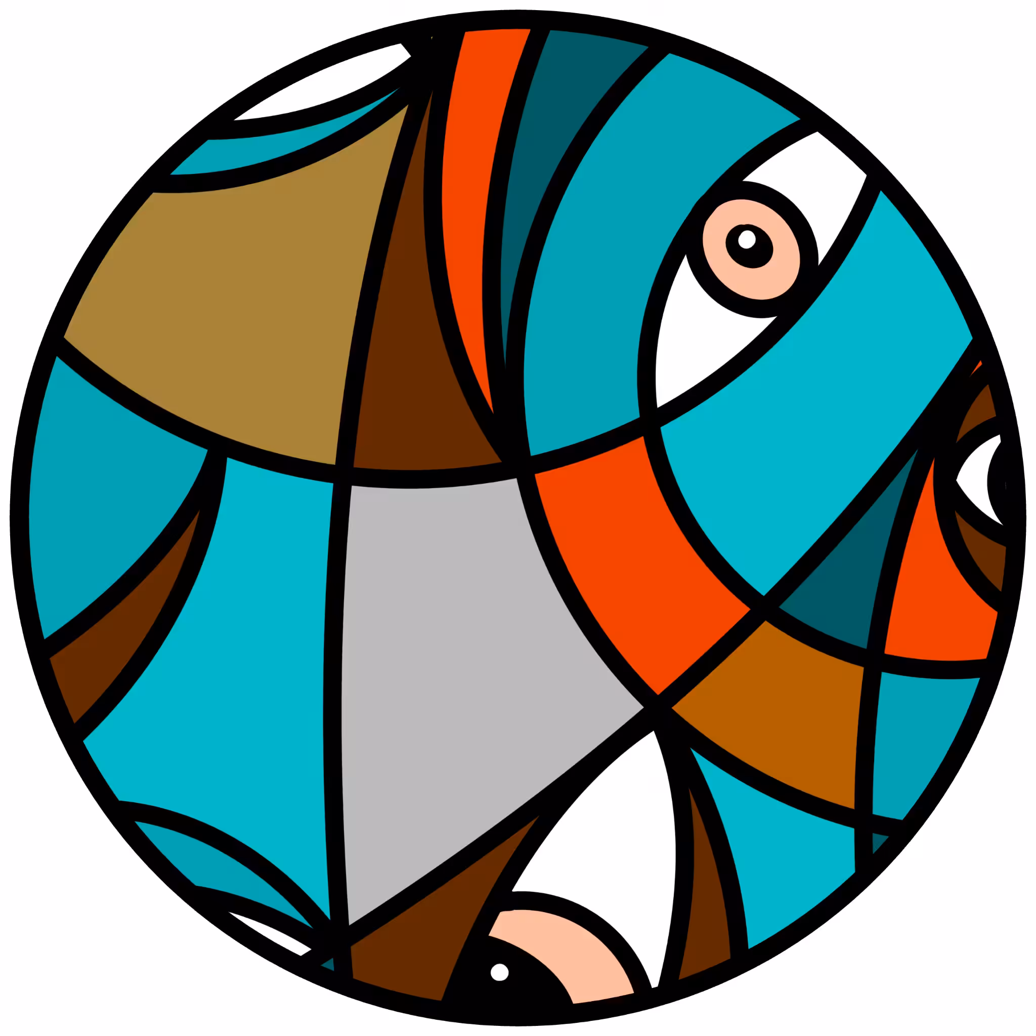 Cubist Circle 138