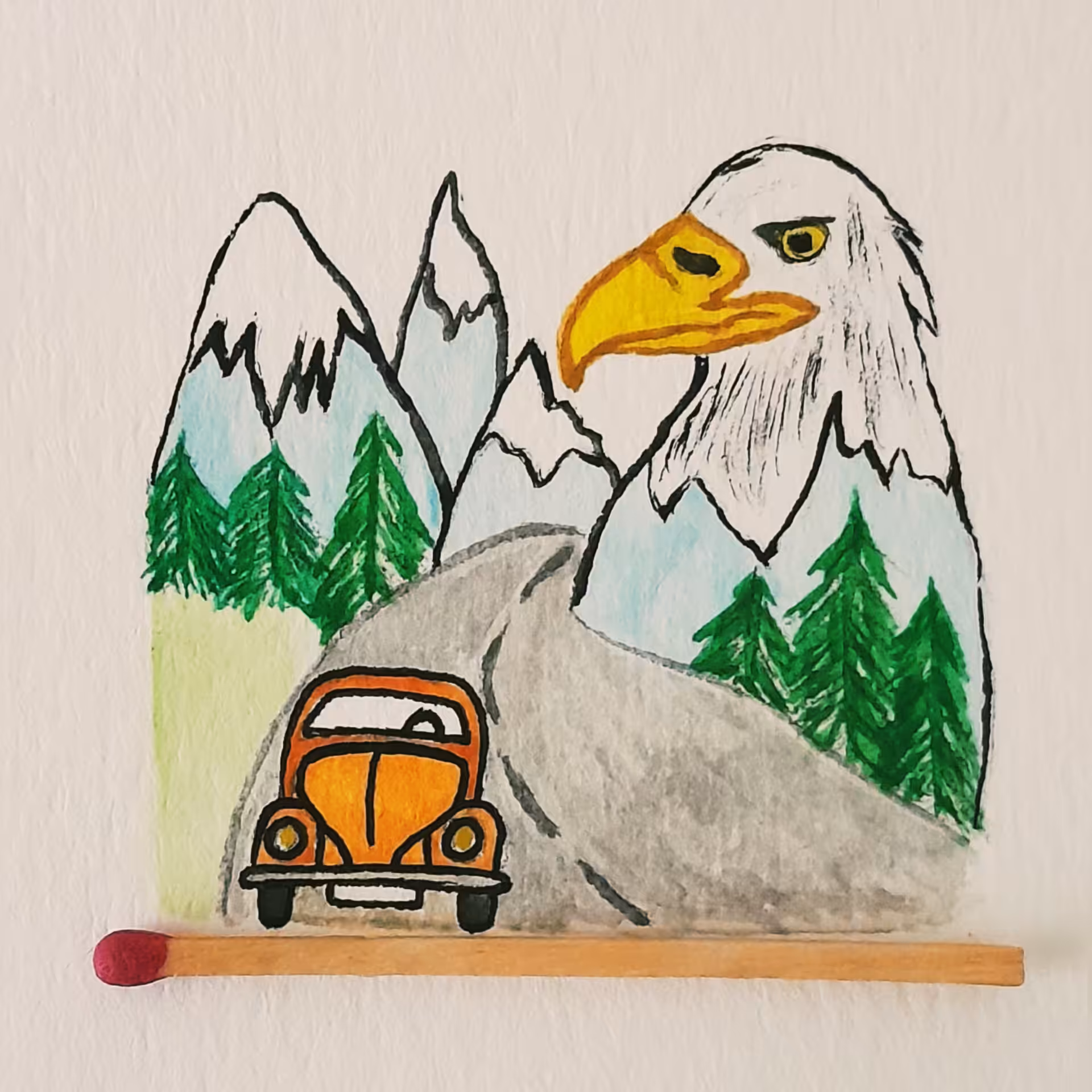  Matchstick: Eagle 3
