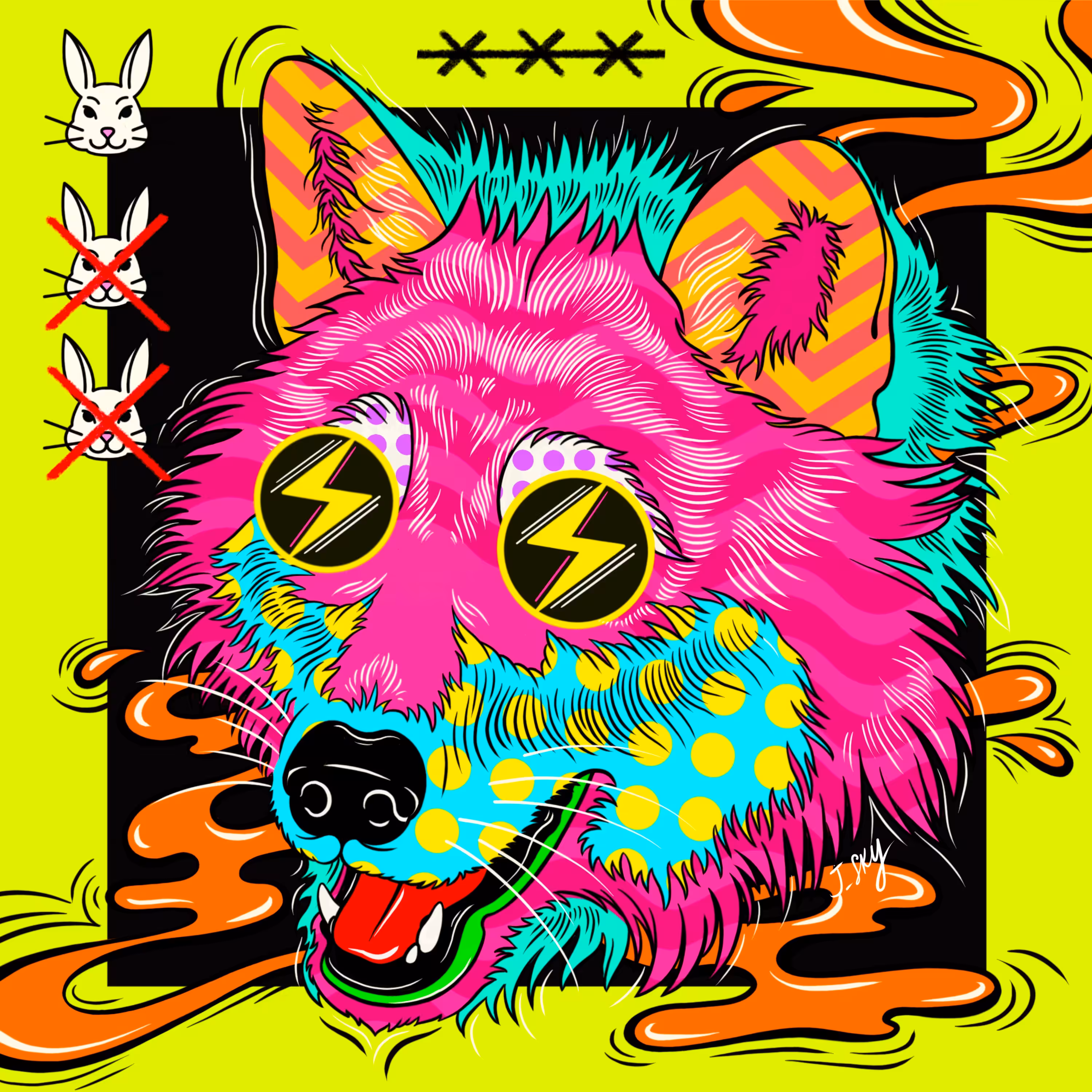 CRYPTO WOLF BY J_SKY