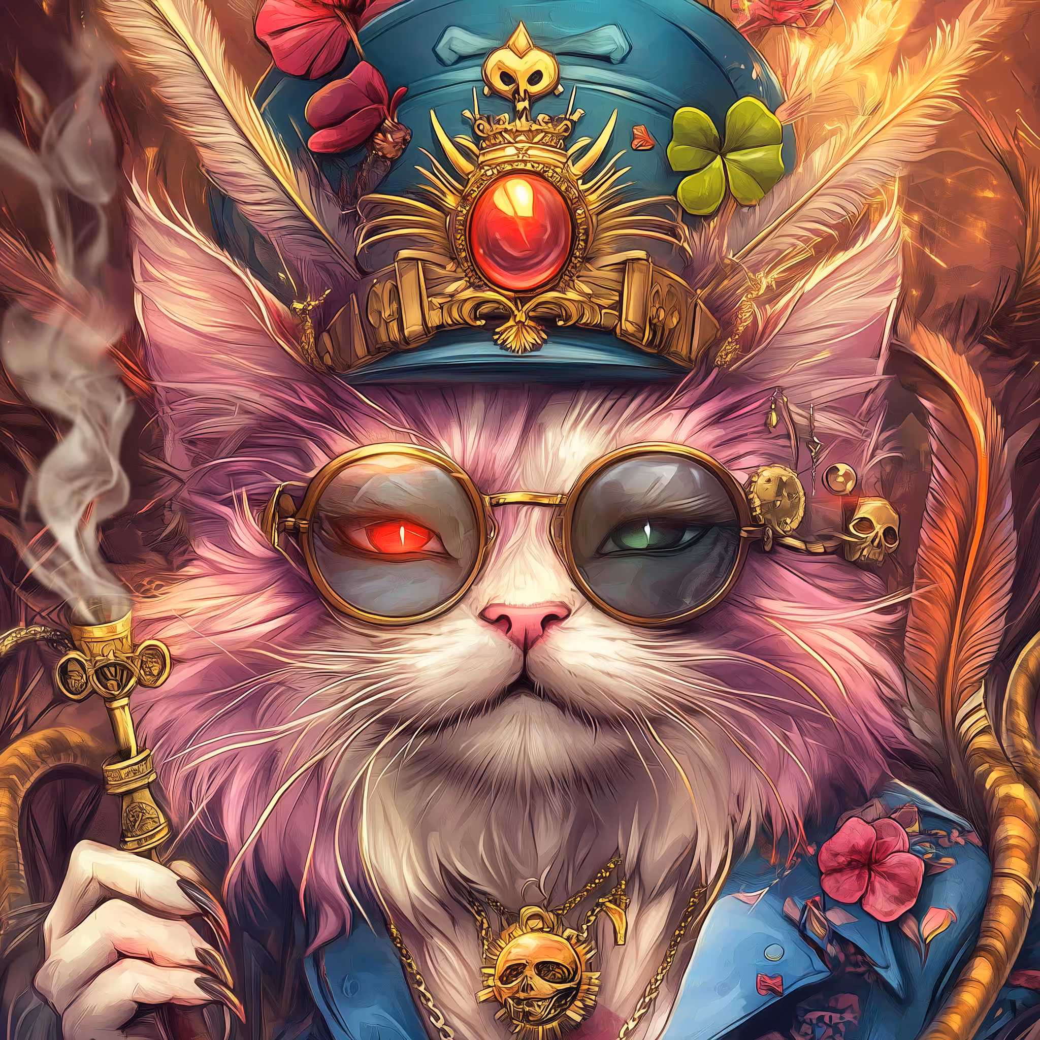 Majestic Mordecai the Mystical Cat