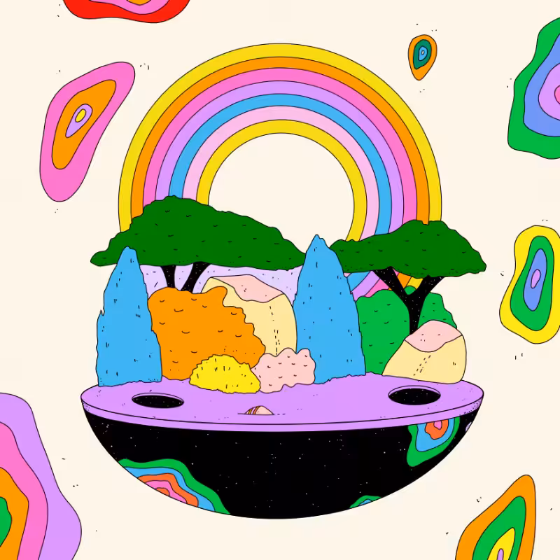 🌈🌴🪐 #46