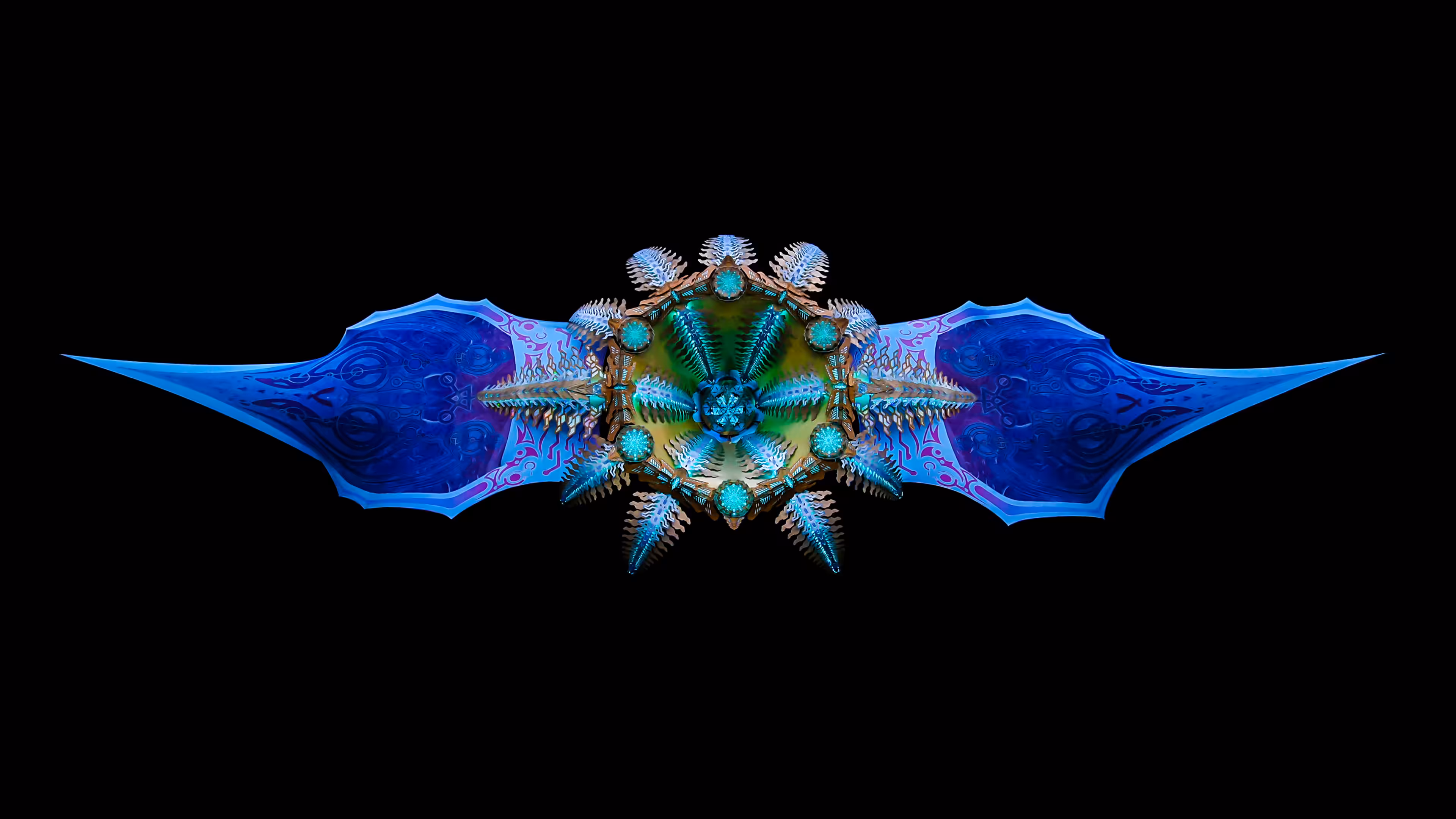 Shankra 2019 - Main Stage: Shankra 2019 Main Stage Heart - Full Cyan S