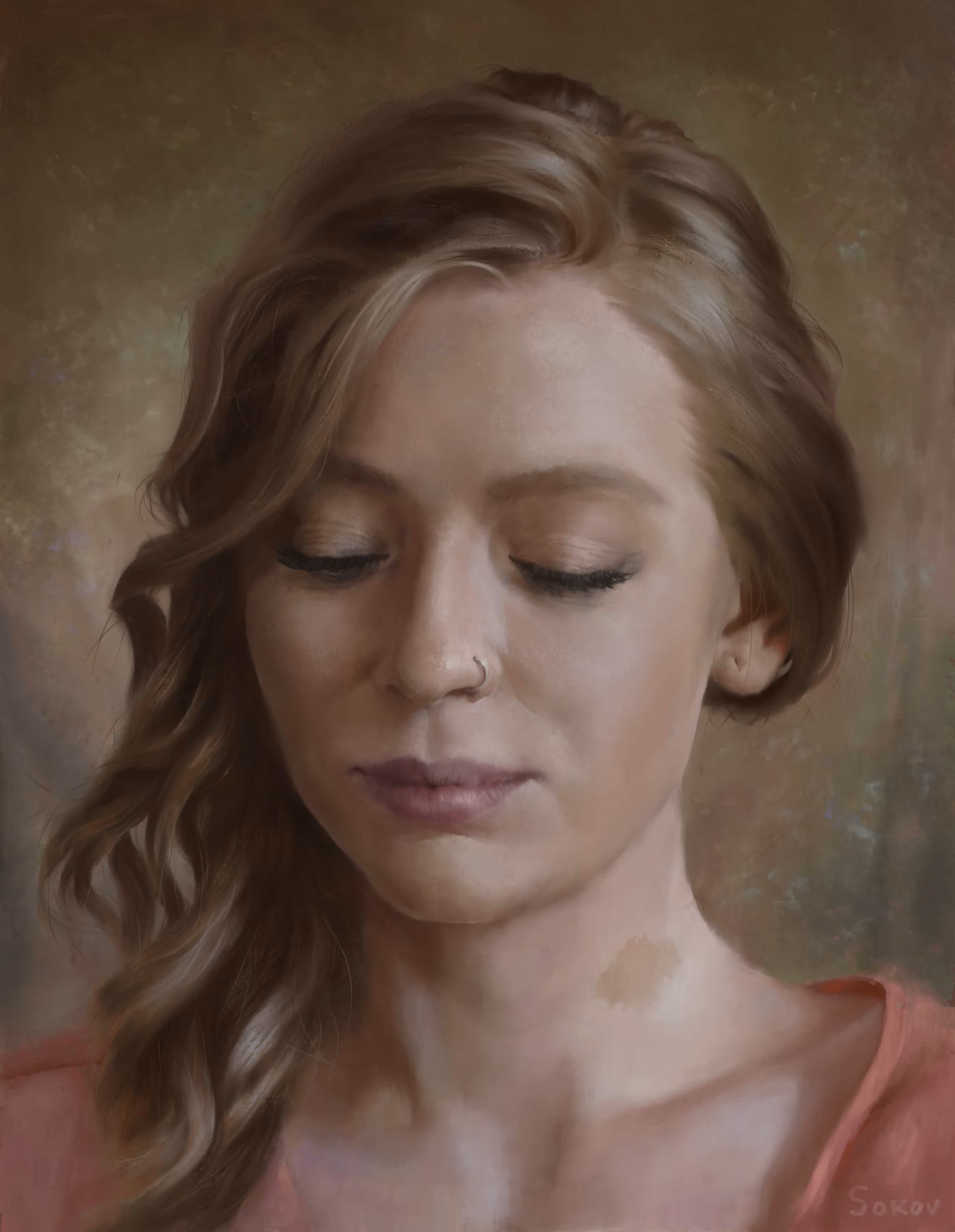 Golden Locks | Painting