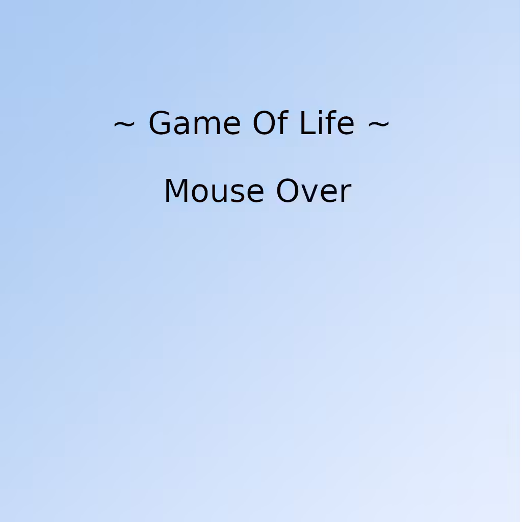 Conway's Game of life!