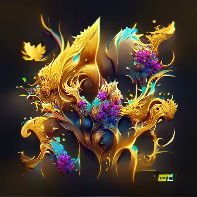 Golden Flowers