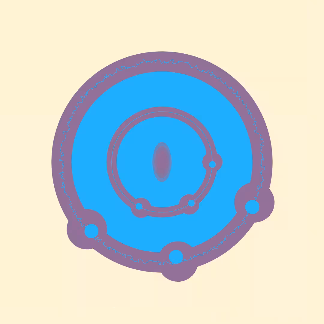 Circles on a dotted Grid #6