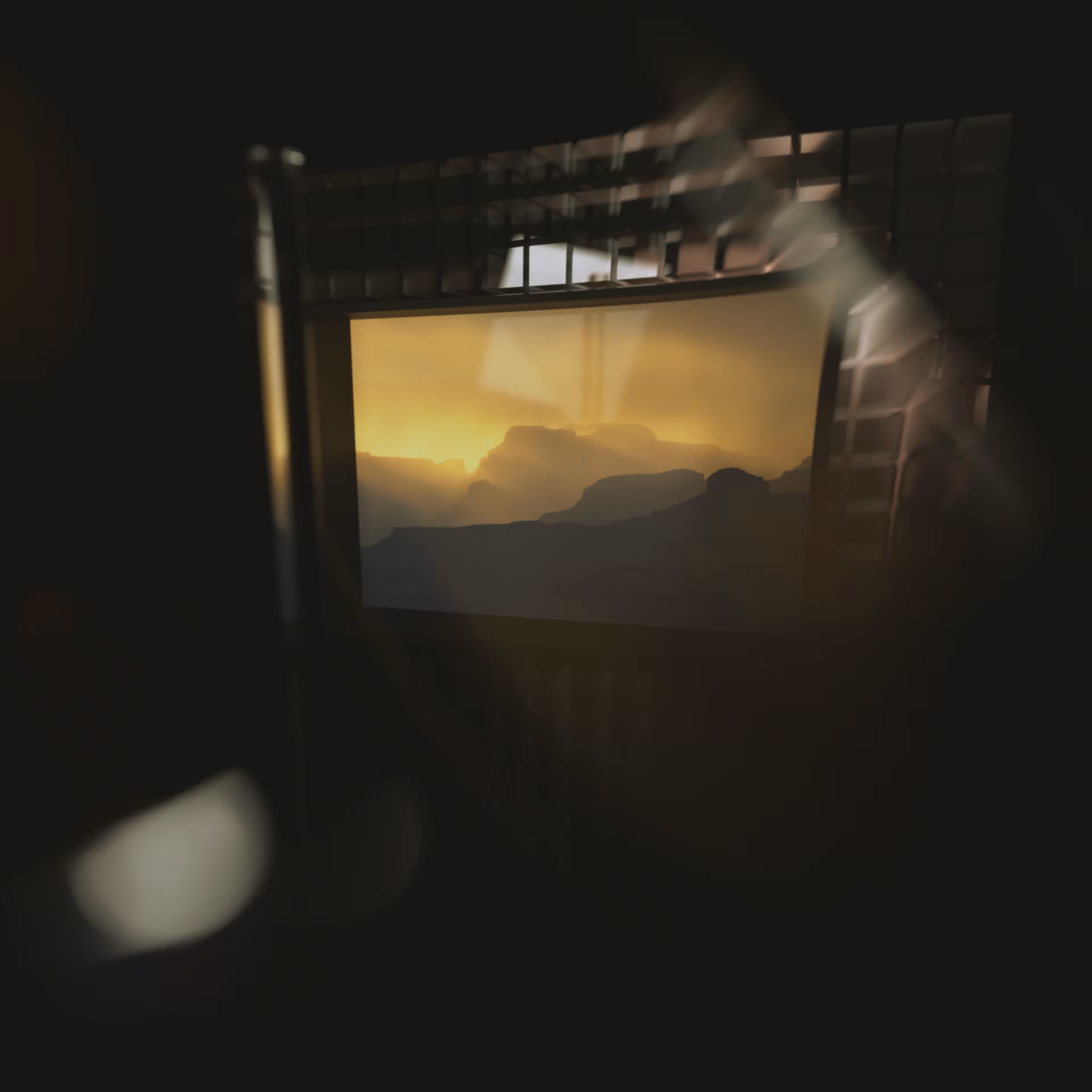 Framing a Grand Canyon Sunset