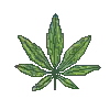 Cannabis pixelart