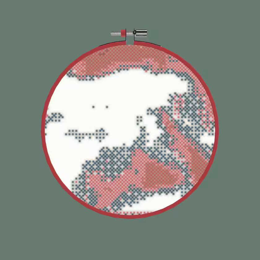 Brownian Stitch #9