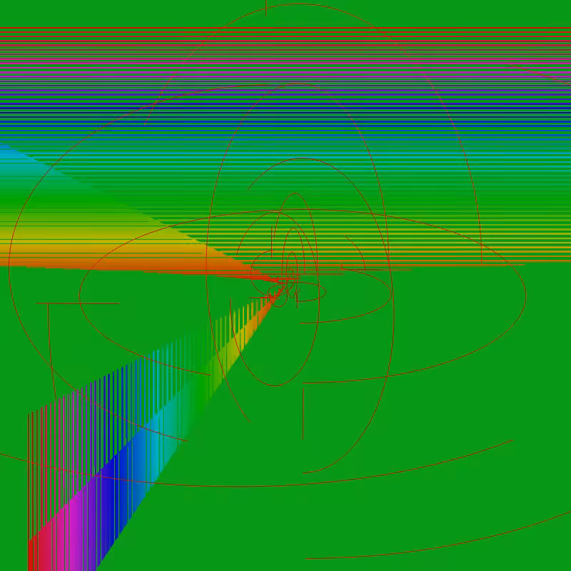 Fibonacci Rainbow Spirals v2 var7 #2