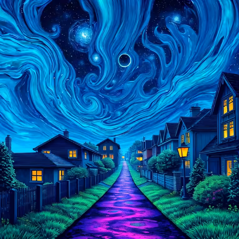Blue Starry Night