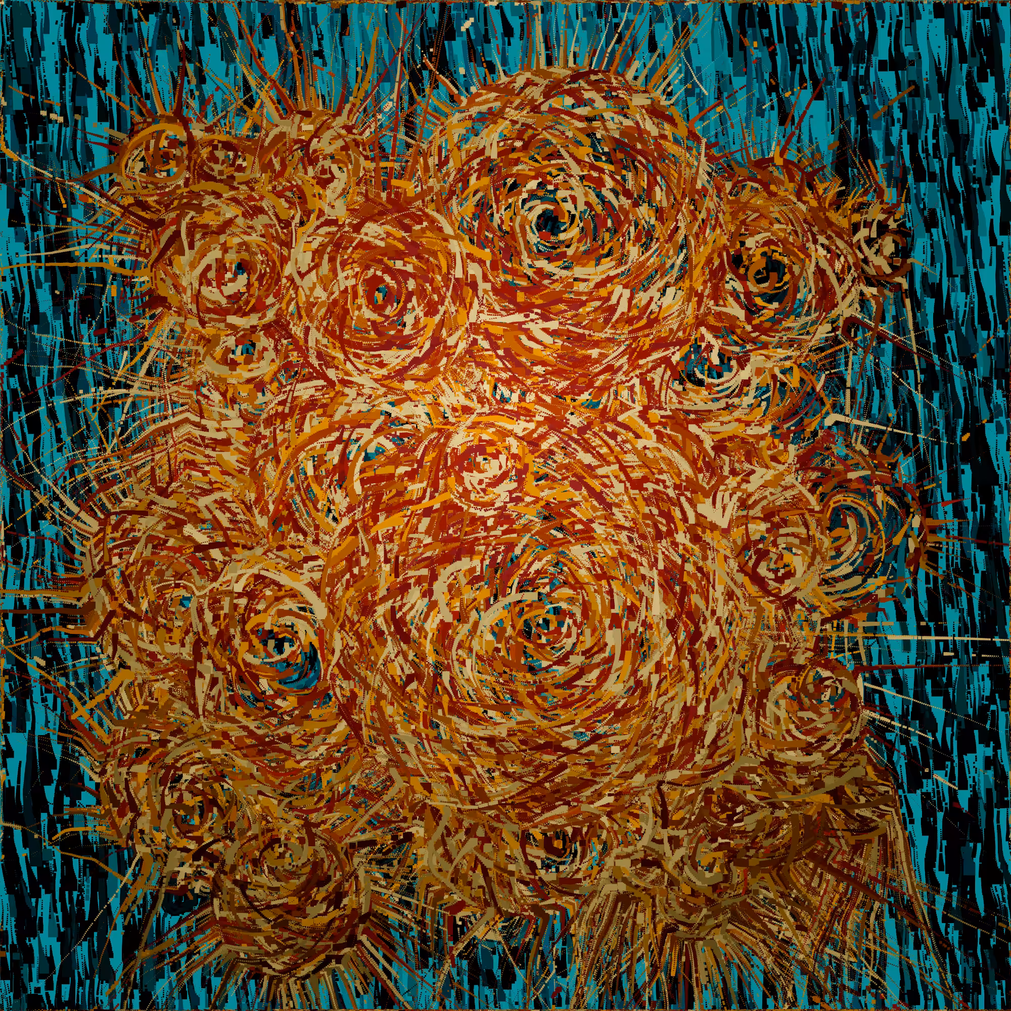 Polluted sunflowers, study 1