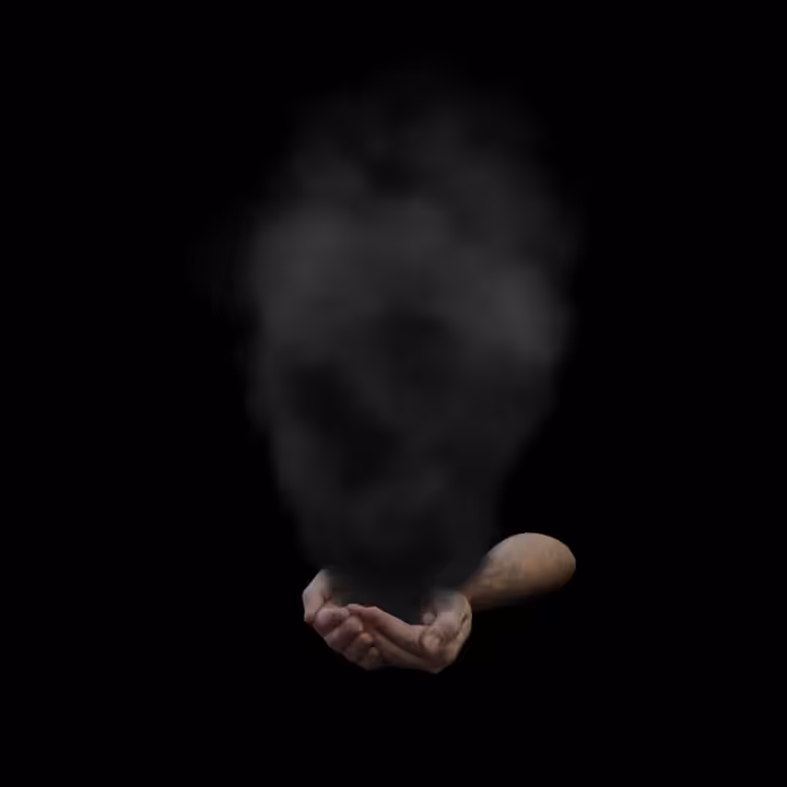 Smoke Hands (Dark) 2022 