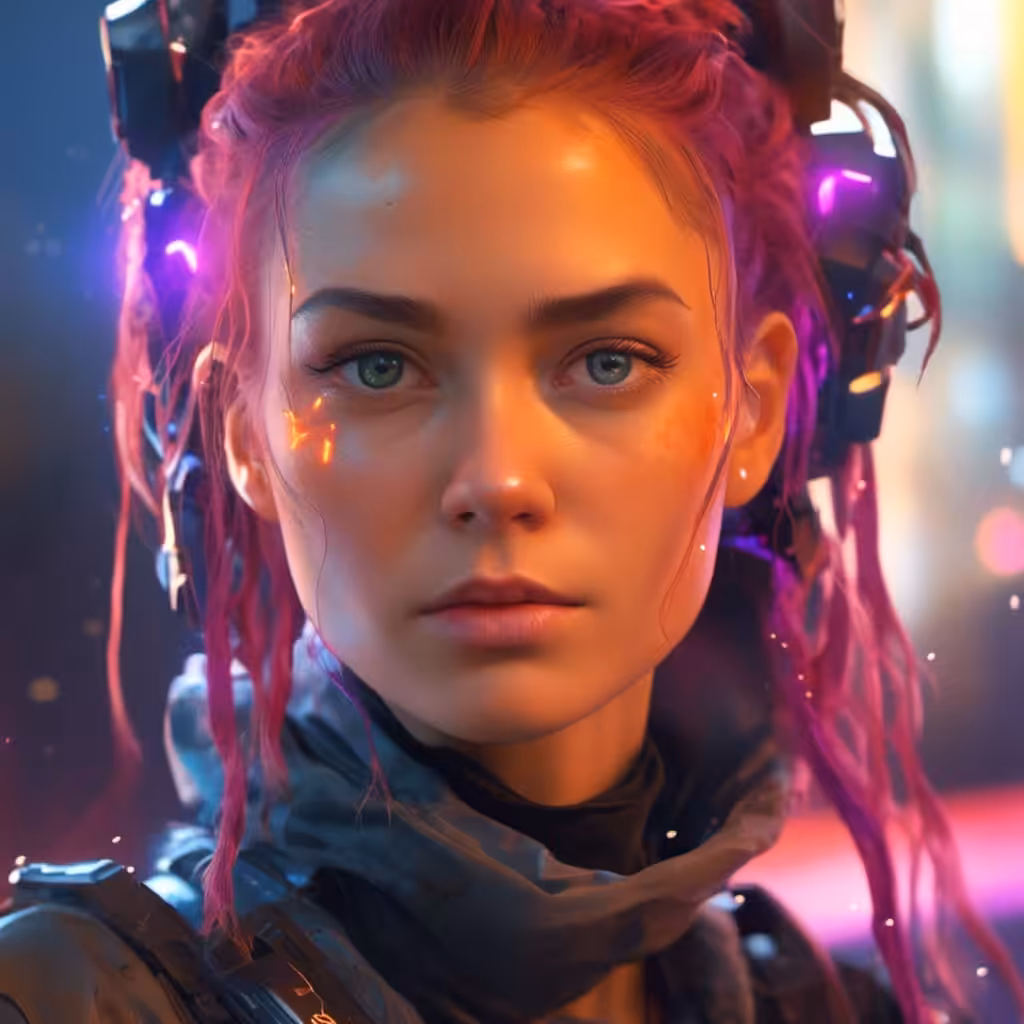 Cyberpunk Girl #013