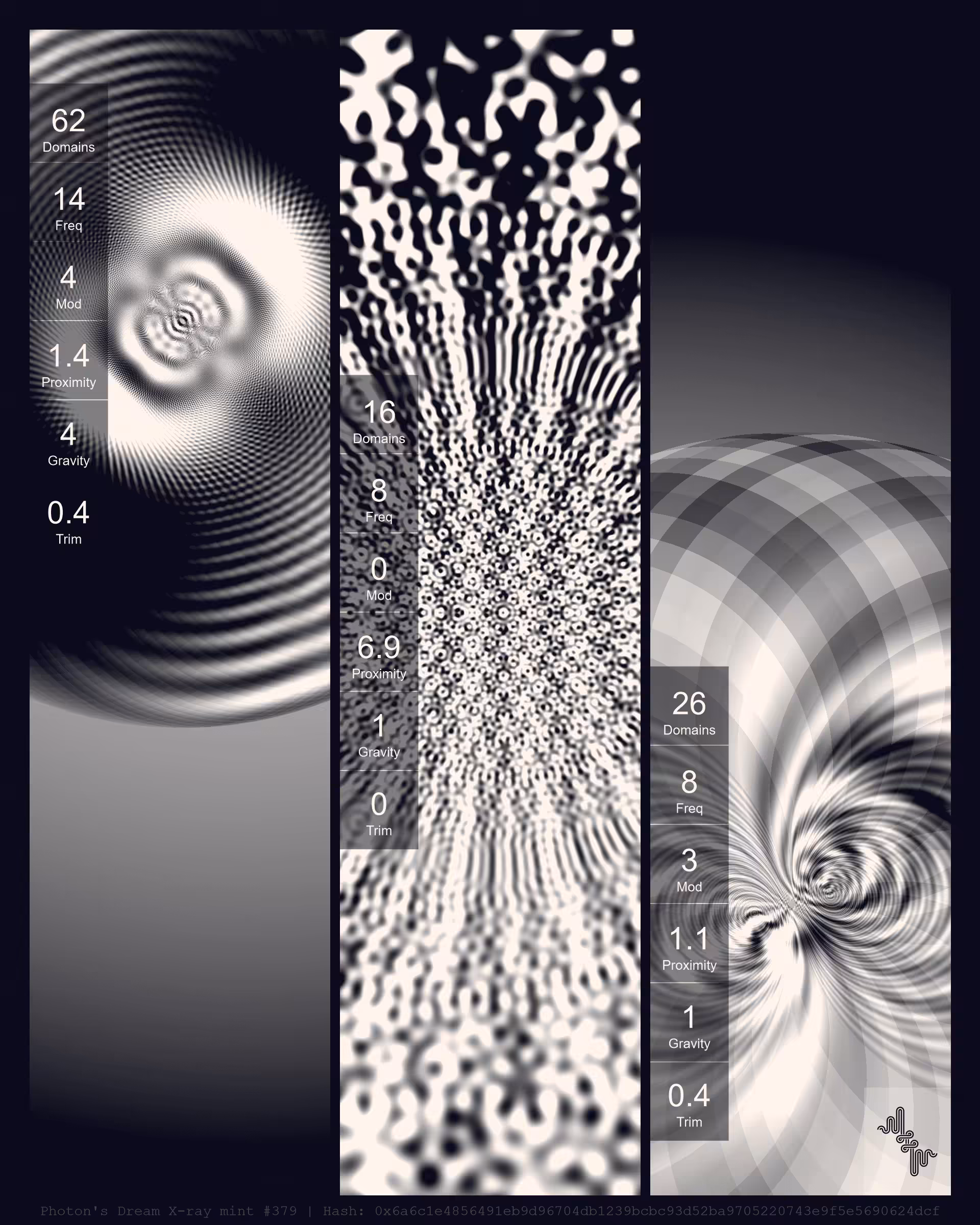 Photon's Dream X-rays by Harvey Rayner: Photon's Dream X-ray mint#379