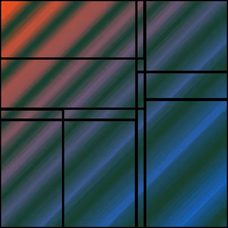 Stacked Mondrian #28