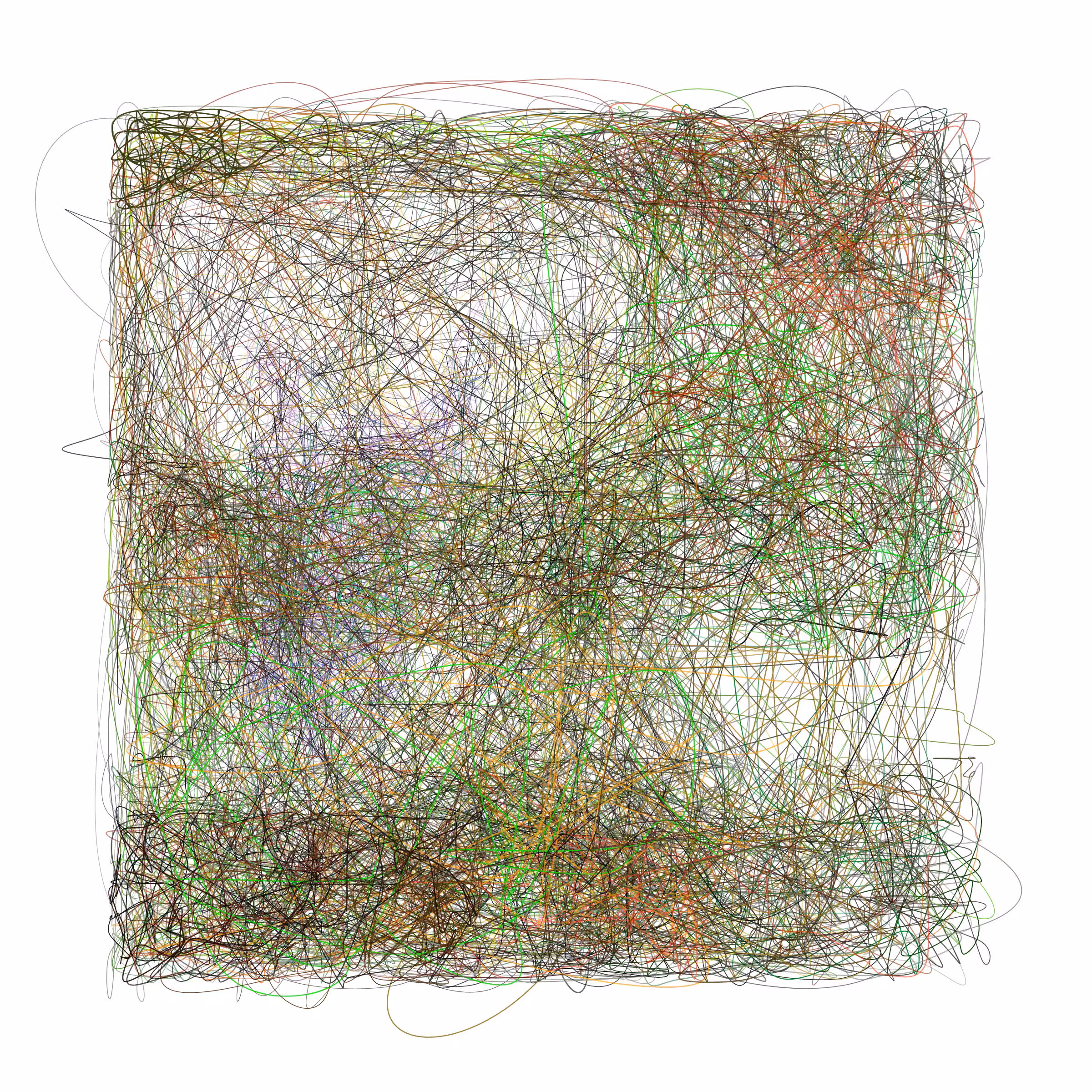 Scribbled Boundaries #489