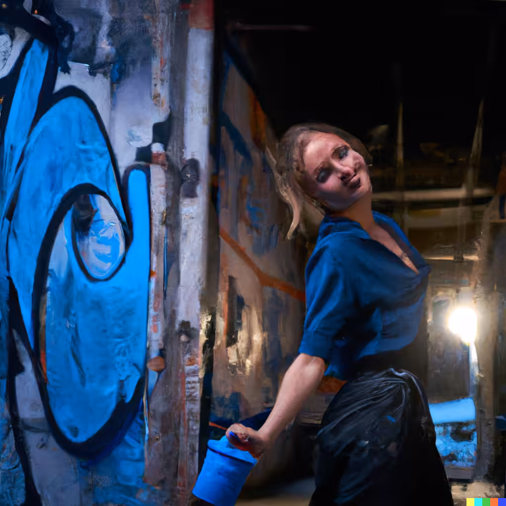 Alley Art Faces No. 4