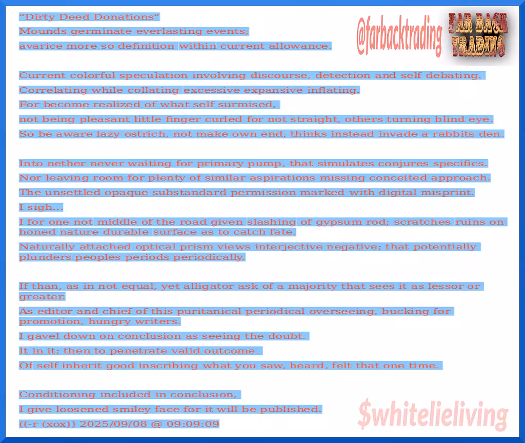 Dirty Deed Donations