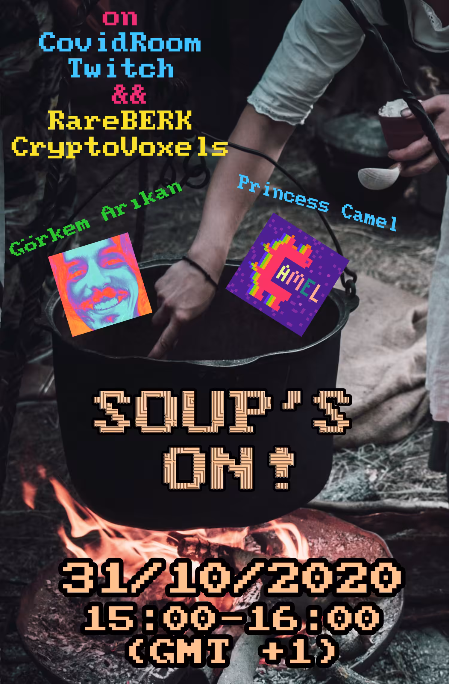 SOUP'S ON! EVENT PROMO POSTER