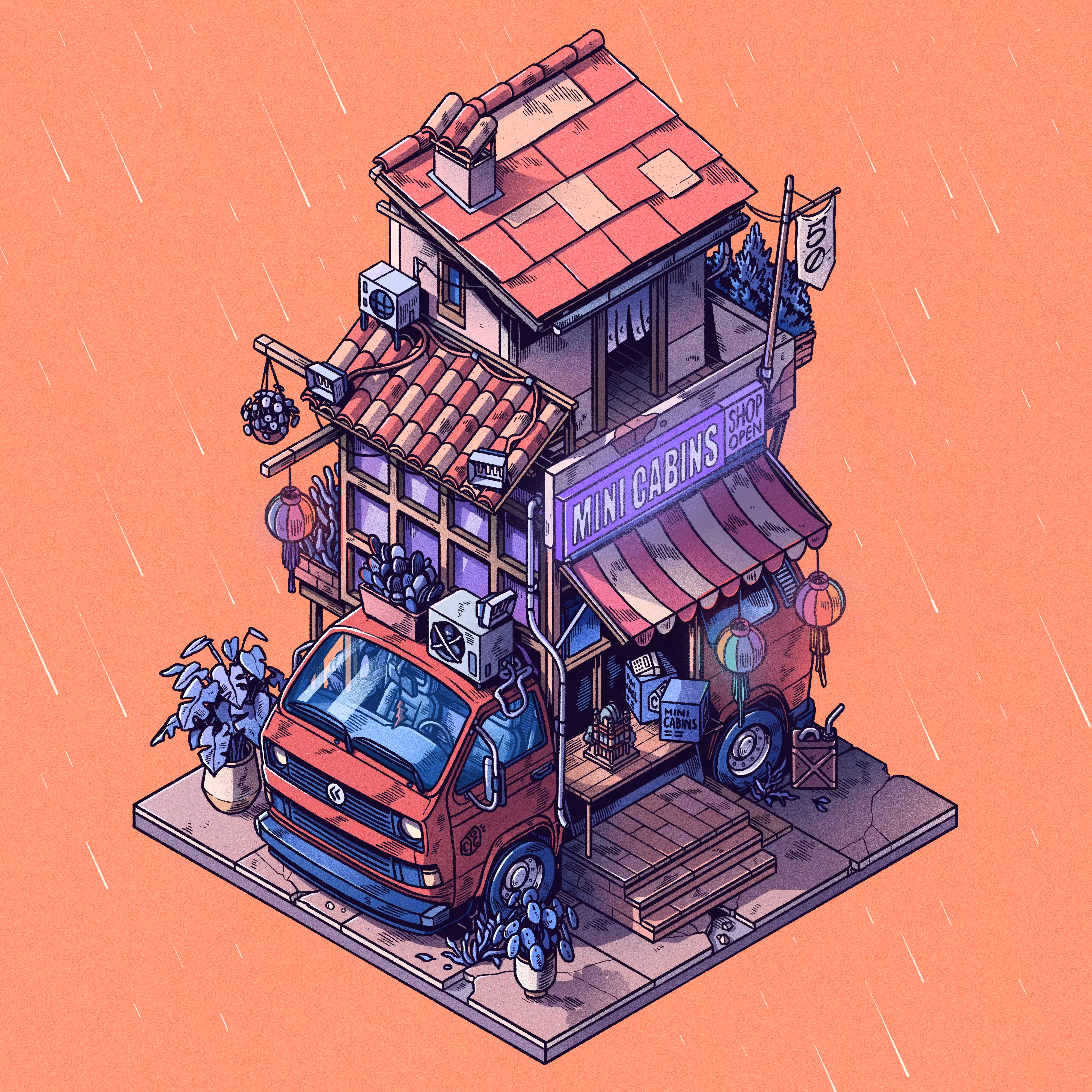 Curious Cabins #50: Caravan #787