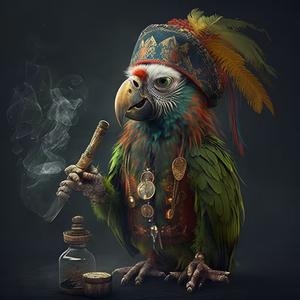 Rasta Parrot