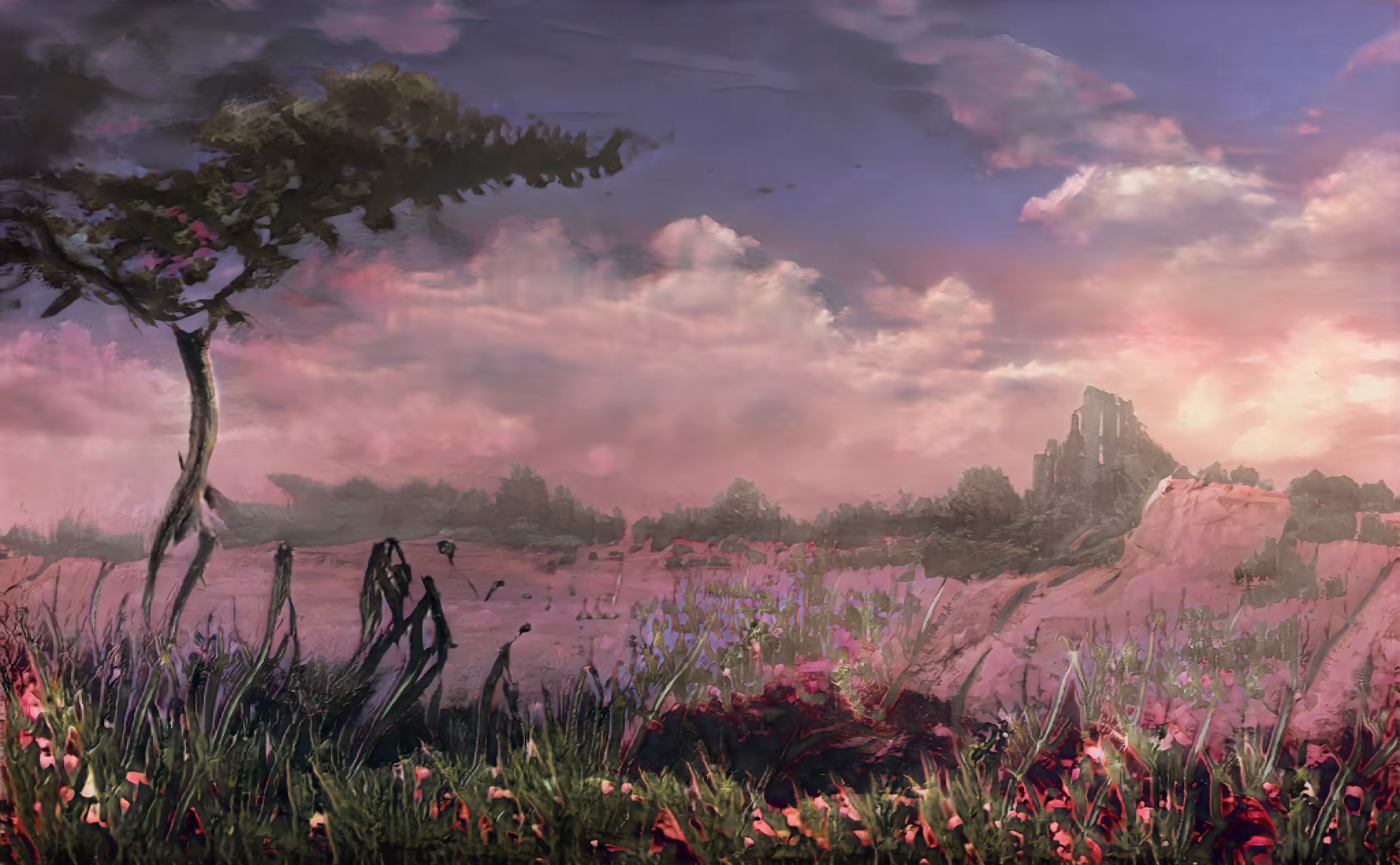 Rose Colored Meadow for Lovers