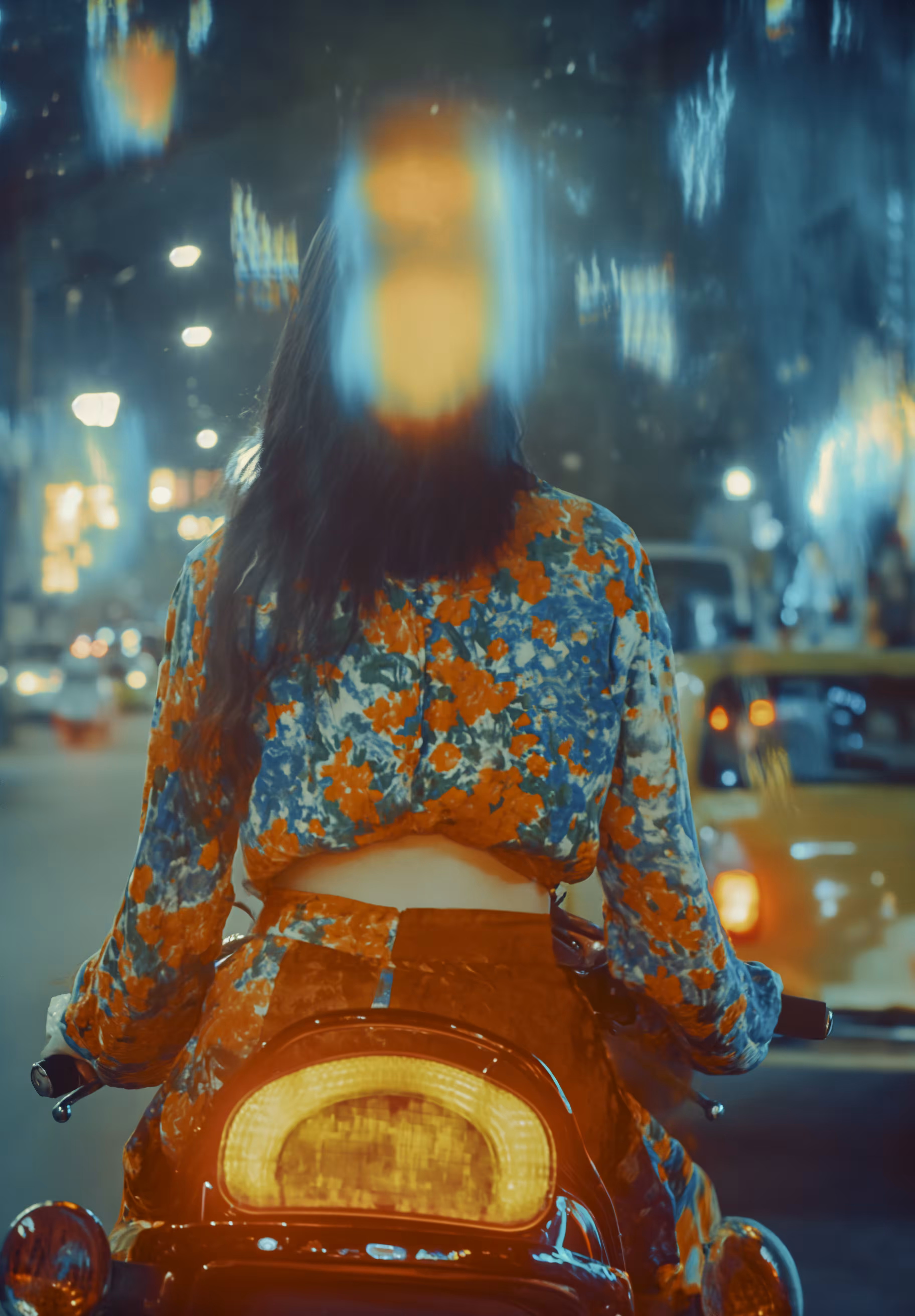 Scooter girl's back