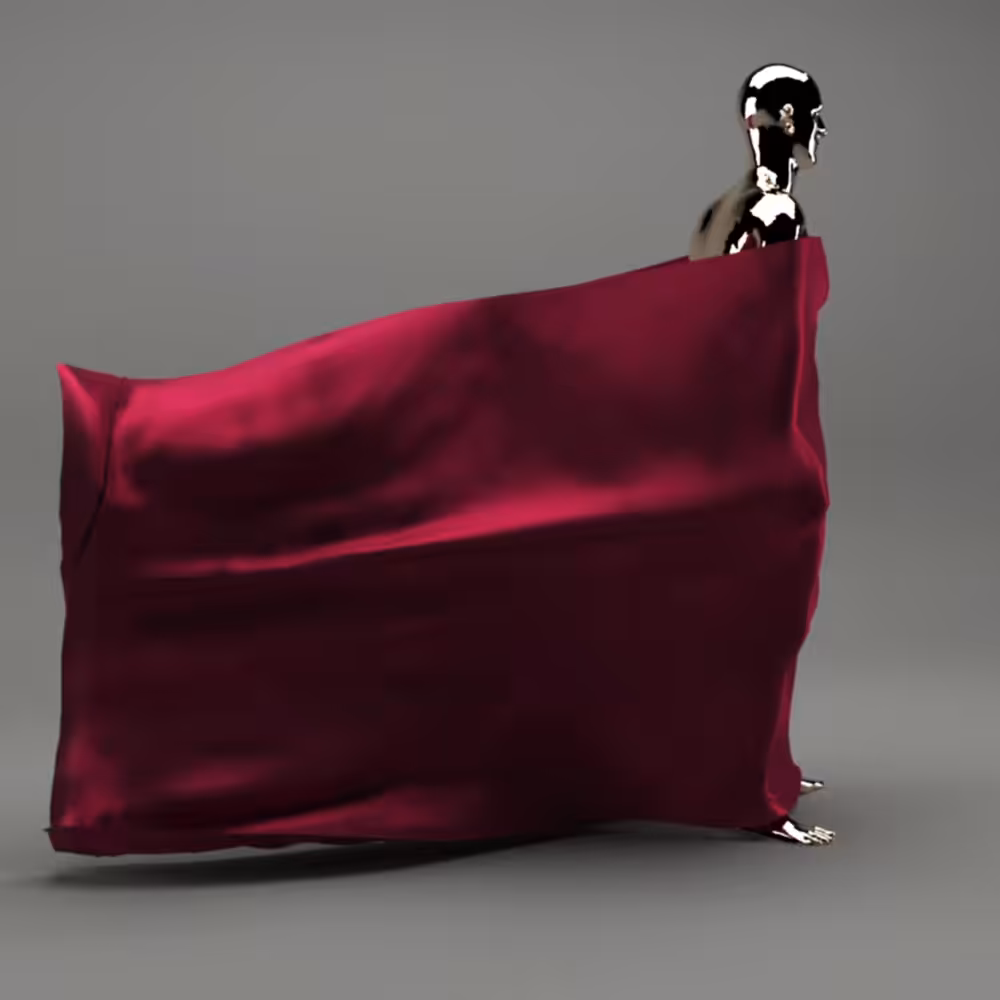 red velvet and golden man