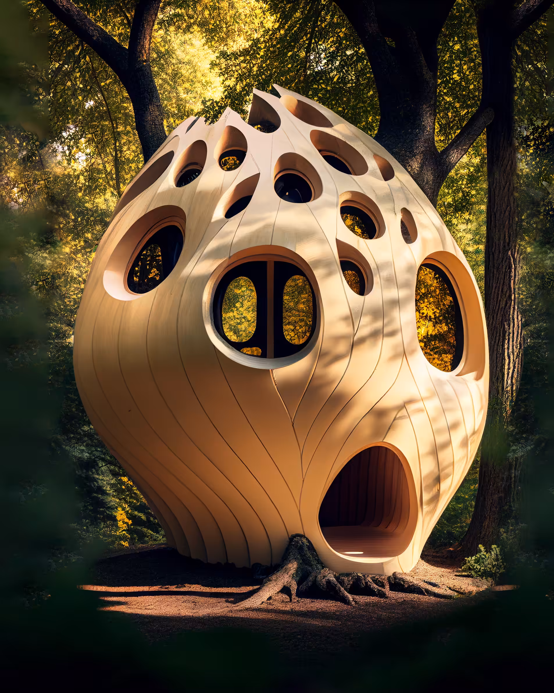 Shocked Alien Treehouse